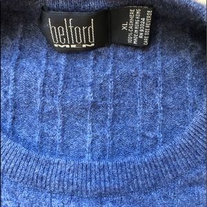Men’s Belford Cashmere Sweater XL